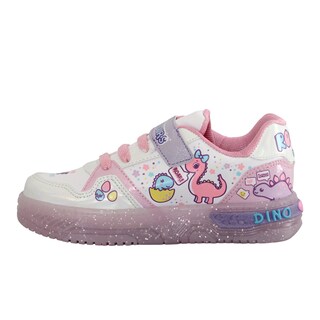 Foto 4 | Foto 4 | Tenis Choclo Led Para Niña Dinosaurios Love Colores Pastel Rosa Lila Comodos Ligeros Antiderrapantes Con Velcro