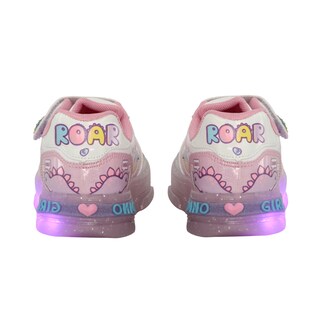 Foto 5 | Foto 5 | Tenis Choclo Led Para Niña Dinosaurios Love Colores Pastel Rosa Lila Comodos Ligeros Antiderrapantes Con Velcro