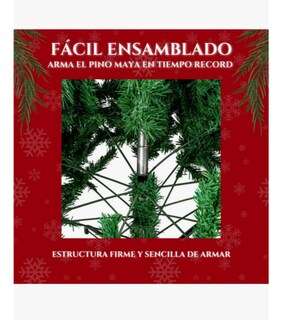 Foto 3 | Foto 3 | Arbol de Navidad Artificial Frondoso 1.90 m