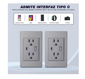 Foto 4 | Foto 4 | Toma De Corriente Del Americanos Para Pared Usb