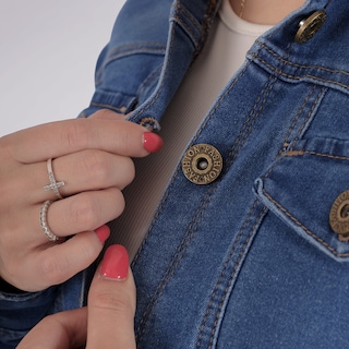 Foto 5 | Foto 5 | Chamarra De Mezclilla Ajustable Para Mujer Sea Brazil