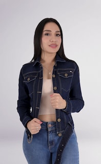 Foto 2 | Foto 2 | Chamarra De Mezclilla Ajustable Para Mujer Sea Brazil