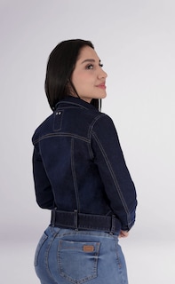 Foto 4 | Foto 4 | Chamarra De Mezclilla Ajustable Para Mujer Sea Brazil