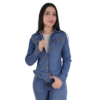 Chamarra De Mezclilla Ajustable Para Mujer Sea Brazil