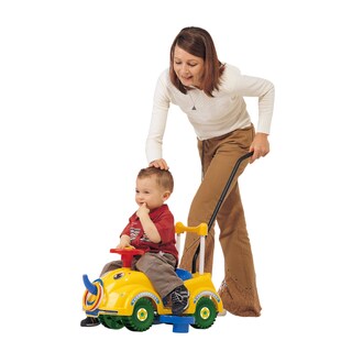 Foto 1 | Foto 1 | Carrito Infantil Elefante Montable Con Bastón Rosa 5528 Color Amarillo