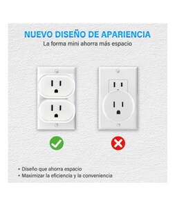 Foto 2 | Foto 2 | Enchufe Inteligente Oval Wifi Smart Plug Alexa Google Color Blanco