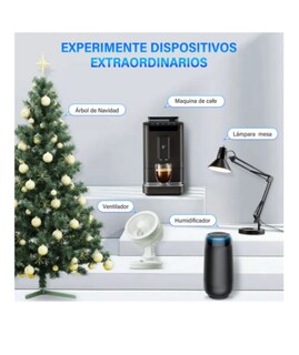 Foto 4 | Foto 4 | Enchufe Inteligente Oval Wifi Smart Plug Alexa Google Color Blanco