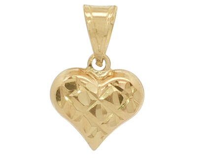 Foto 1 | Foto 1 | Dije Corazón Doble Vista Oro Oro 10k Horoz Ci291