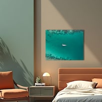 Cuadro Decorativo Paisaje 40x60cm Mar Caribe