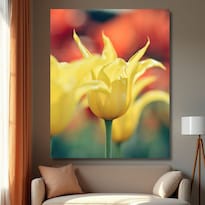 Cuadro Decorativo Planta 120x160cm Lirio Amarillo