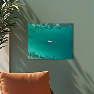 Foto 1 | Foto 1 | Cuadro Decorativo Paisaje 20x30cm Mar Caribe