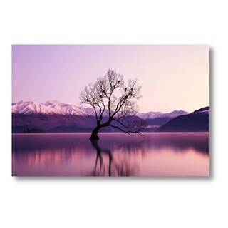 Foto 2 | Foto 2 | Cuadro Decorativo Paisaje 60x80cm Lago Púrpura