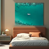 Cuadro Decorativo Paisaje 80x120cm Mar Caribe