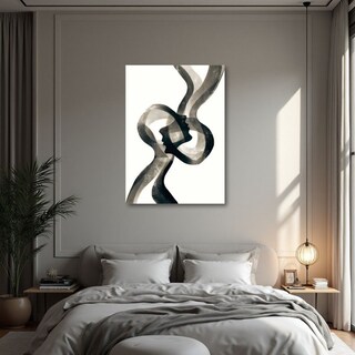 Foto 1 | Foto 1 | Cuadro Decorativo Abstracto 40x60cm Ecos Medianoche