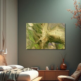 Foto 1 | Foto 1 | Cuadro Decorativo Abstracto 40x60cm Verde Musgo