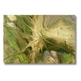 Foto 2 | Foto 2 | Cuadro Decorativo Abstracto 40x60cm Verde Musgo