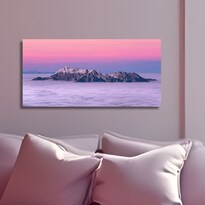 Cuadro Decorativo Paisaje 20x30cm Ocaso Alpino