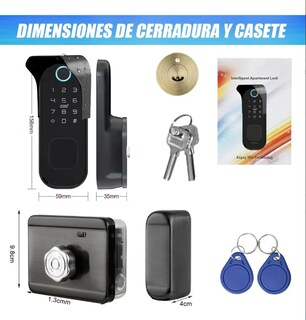 Foto 3 | Foto 3 | Chapa Cerradura Inteligente Electrónica Exterior Impermeable