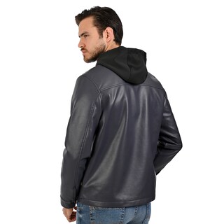 Foto 2 | Foto 2 | Chamarra Azul Para Hombre  Marca Lee Con Gorro Desmontable