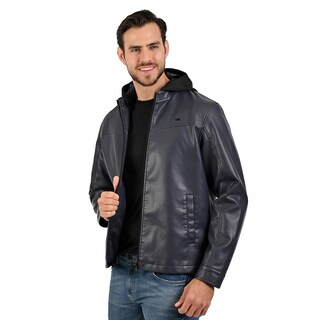 Foto 4 | Foto 4 | Chamarra Azul Para Hombre  Marca Lee Con Gorro Desmontable