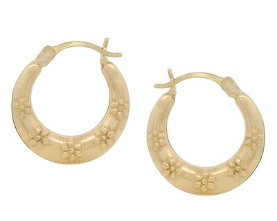 Foto 1 | Foto 1 | Arracada Niña Flores Oro Oro 10k Horoz Ci293