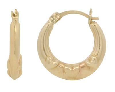 Foto 2 | Foto 2 | Arracada Niña 3 Corazones Oro Oro 10k Horoz Ci292