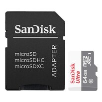 Memoria Microsd Xc De 064 Gb  Clase 10 Sandisk*