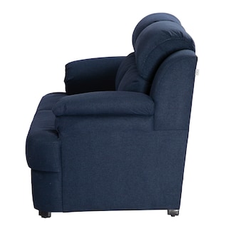 Foto 3 | Foto 3 | Love Seat Trinity Kendra Color Azul 2 Plazas