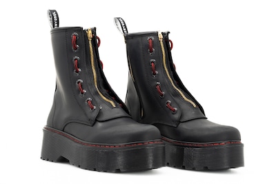 Foto 3 | Foto 3 | Botas Offlander Tipo Militar Chunky Piel Crazy Negro Doble Cierre