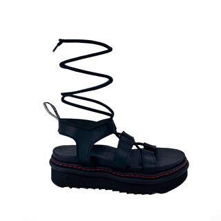 Foto 1 | Foto 1 | Sandalias Offlander Tipo Romana Piel Crazy Negro Espartanas para Mujer