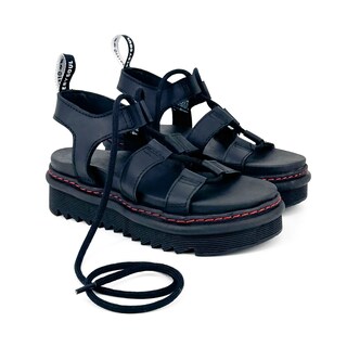 Foto 3 | Foto 3 | Sandalias Offlander Tipo Romana Piel Crazy Negro Espartanas para Mujer