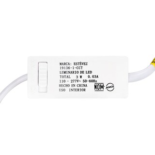 Foto 7 | Foto 7 | Estevez  Luminaria Led Dirigible  Para Empotrar  Dots Cct  3 Pulgadas  5 Watts  Cct  Color Níquel  3 Temperaturas De Luz