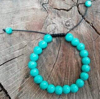 Foto 2 | Foto 2 | Pulsera Xtellar Turquesa Piedra De Suerte Ajustable Yoga Mandala