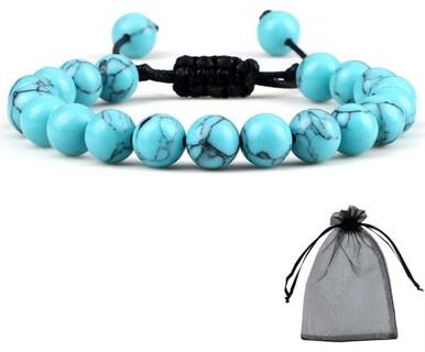 Foto 4 | Foto 4 | Pulsera Xtellar Turquesa Piedra De Suerte Ajustable Yoga Mandala