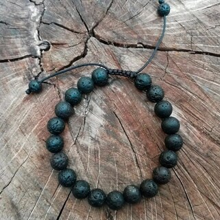 Foto 4 | Foto 4 | Pulsera Xtellar Piedra Volcanica Ajustable Yoga Mandala Chakras