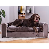 Sofá Cama De Lujo Para Mascotas  Diseñada Por Moots  Suave Al Tacto  Con Base De Madera Tapizada De Peluche