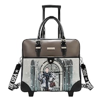 Maleta Nicole Lee De Negocios De Ruedas Print Moda