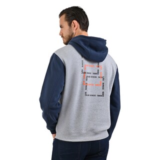 Foto 2 | Foto 2 | Hoodie Lee Para Hombre Con Gorro En Color Gris Y Azul.
