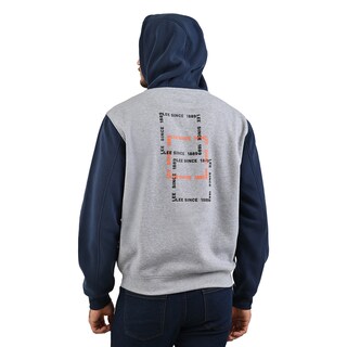 Foto 4 | Foto 4 | Hoodie Lee Para Hombre Con Gorro En Color Gris Y Azul.