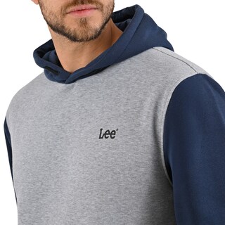 Foto 5 | Foto 5 | Hoodie Lee Para Hombre Con Gorro En Color Gris Y Azul.