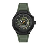 Reloj Para Hombre Lacoste Lc33 2011466 Verde 46 Mm Silicón
