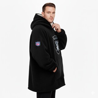 Foto 6 | Foto 6 | Poncho Nfl Unisex Reversible Las Vegas Raiders 100% Oficial