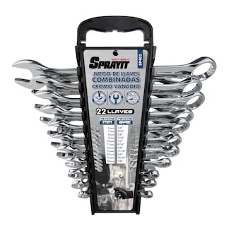 Foto 1 | Foto 1 | Juego De Llaves Combinadas Pulido Cromo Vanaido Marca Sprayit By Goni