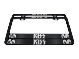 Marcos Portaplaca Acero Kiss