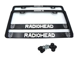 Marcos Portaplaca Acero Radiohead