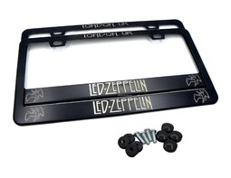 Marcos Portaplaca Acero Led Zeppelin