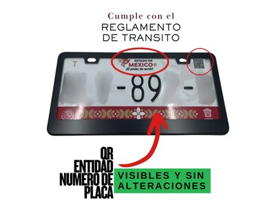 Foto 3 | Foto 3 | Marcos Portaplaca Acero Metalica