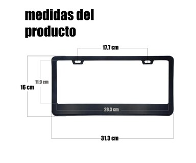 Foto 4 | Foto 4 | Marcos Portaplaca Acero Metalica