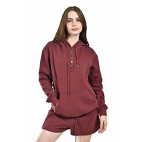 Conjunto Sudadera Con Shorts Roman Fashion /juvenil 5290 (vino) Vino