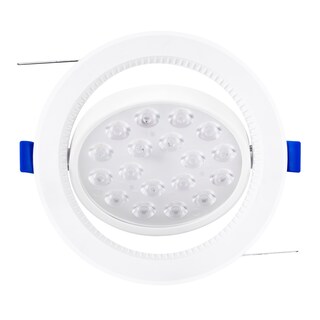 Foto 5 | Foto 5 | Estevez  Luminaria Led Dirigible  Para Empotrar  Dots Cct  5 Pulgdas  12 Watts  Cct  Color Blanco  3 Temperaturas De Luz